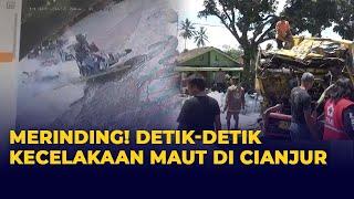 Merinding! Rekaman Detik-detik Kecelakaan Maut di Cianjur yang Tewaskan 6 Orang