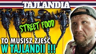 Musisz tego spróbować! Street food w Tajlandii! Najlepsza kuchnia na świecie! [4K]