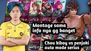 Chou kiboy vs penjoki auto mode jongkok ala xinn #Onic #kiboy