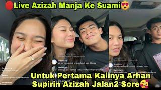 Live Azizah Salsha Manja Ke Suami & Untuk Pertama Kalinya Arhan Sopirin Azizah Jalan2 Sore Romantis