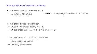 L01.10 Interpretations & Uses of Probabilities