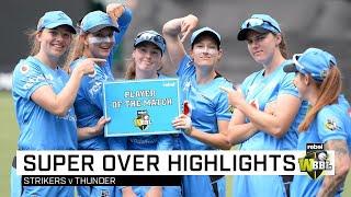 Clutch Wellington stars as Strikers win Super Over | Rebel WBBL|05