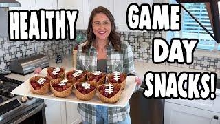 Football Snack Bowls - Healthy + Delicious Game Day Treat with Grapes from California