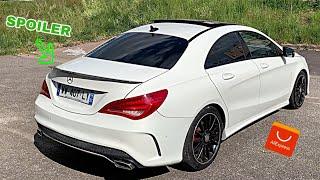 Install Black Spoiler, Becquet on Mercedes CLA ( AliExpress )