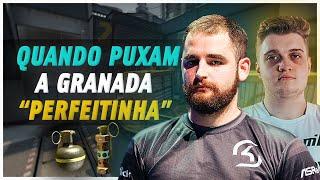 As granadas mais inteligentes feitas no CS GO – Melhores Momentos CSGO