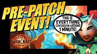 1 Minute Guide To The War Within Pre-patch Event | Radiant Echoes