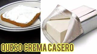 Queso Crema Casero con LECHE y VINAGRE, demasiado fácil! y unos tips.