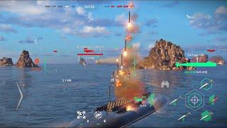 Modern Warships: CN TYPE 100 epic battle Online match gameplay.