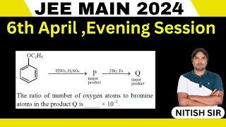 The ratio of number of oxygen atoms to bromine atoms in the product Q is _____ × 10–¹.