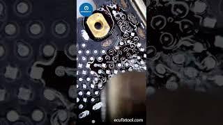 How to quickly repair missing solder joints on a cell phone motherboard?