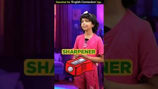 Learn Right Pronunciation of  Sharpener | Kids English Words | Adi Connection #shorts