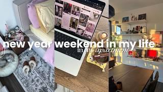 Homebody in MTL weekend | new morning routine, finalized vision 2025 board & new updated bedding 