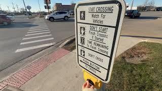 2 Campbell Crosswalk Buttons at - Cass Ave and 63rd St