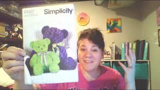 Simplicity Memory Bear Pattern Sale / Sewing Pattern Haul / October 2021 #sewing #sew