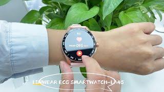 Linwear New product LA45 ECG smart watch with 1.43 inch Amoled display