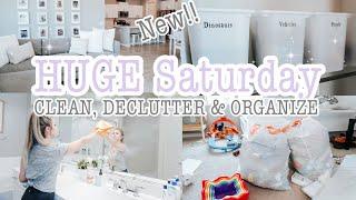 HUGE clean, declutter and organize || DECLUTTER || Clean with me || EXTREME cleaning motivation