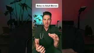 Babies have MORE BONES than adults! #shorts