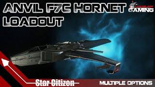 Star Citizen Anvil Hornet F7C Ship Loadout | Multiple Builds