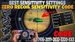 3.5 UPDATE  BEST SENSITIVITY CODE + CONTROL SETTINGS PUBG MOBILE/BGMI