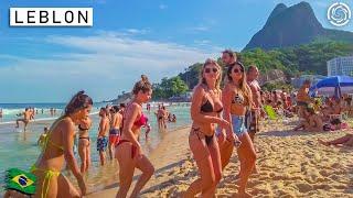  LEBLON BEACH, RIO DE JANEIRO | Brazil 2022 |【 4K UHD 】THE BEST BEACH!