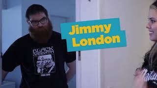 Jimmy London conversa com  a fã Stephanie Vieira