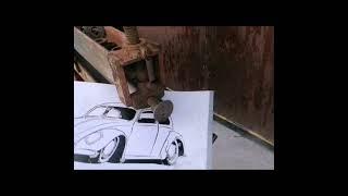 VW Beetle - sheet metal drawing