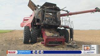 'You can replace combines, but you can't replace lives'; Ford County farmer recovers from fire