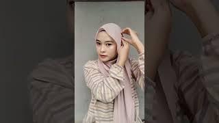 tutorial hijab pashmina simpel kondangan