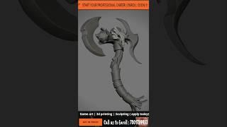 Void Art School | school for game art 3D printing and vfx | #charactermodeling #zbrush #3dprinting