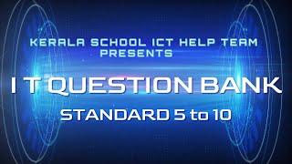 ICT SCERT TEXT BOOK THEORY QUESTION BANK | VIDEO TEASER