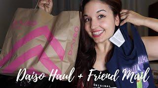 Daiso Kawaii Haul + Friend Mail!