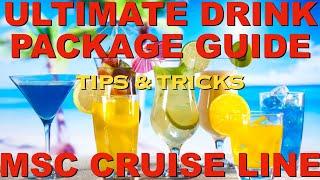 MSC Drink Package Review With Tips 2024 || DO NOT BUY BEFORE YOU WATCH