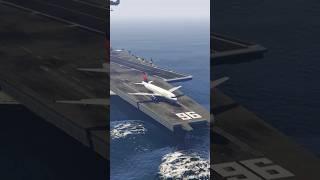 Pilot Skillfully Land the Plane on Aircraft Carrier in Emergency