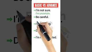Don't Say This! Use Advanced English Instead #shorts #esl #englishtips