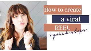 HOW TO CREATE A VIRAL REEL | How to use Instagram REELS for your business strategy