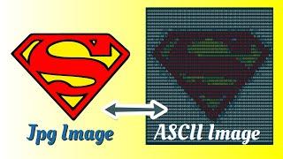 JPG image to ASCII image  | #jp2a | Ubuntu terminal technique | #anooptube