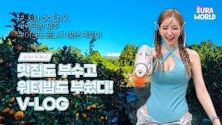 VLOG) 페스티벌은 내가 찢었고, 내 배는 음식이 찢었고 | Jeju Tour V-log Ep.2 | DJ SURA ( 수라 ) l 4K