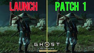 Ghost of Tsushima | Launch Version vs Patch 1 Performance Comparison | A Nice Performance Boost!