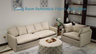 Removable Sofa: How To Put The Sofa Cover On(Couch Sofa Fabric Sofa Single Sofa Fabric Sofa Set)