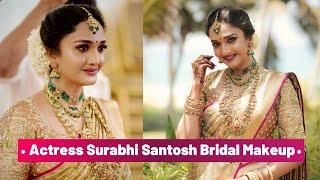 Actress Surabhi Santosh Wedding | Celebrity Bridal Makeup Malayalam | Happy Bride Journey Vikas Vks