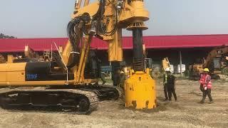 TR180F rotary drilling rig works in client's jobsite6