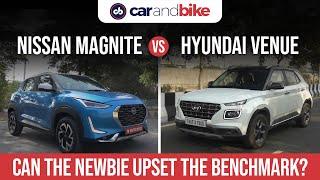 Nissan Magnite vs Hyundai Venue vs Kia Sonet | Compact SUV Comparison | carandbike