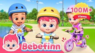 EP99 | Ride a Bike!  | Outdoor Play and Learning | Bebefinn Nursery Rhymes