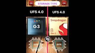 Google Tensor G3 vs Snapdragon 8 Gen2