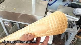 Small & Large Rolled Sugar Cone Machine For Ice Cream Business