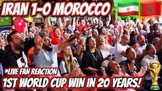 Iran 1-0 Morocco Live Reaction World Cup