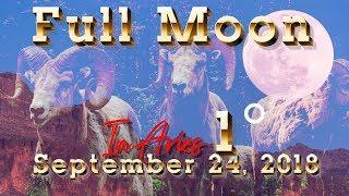 Mystical Healing Full Moon in Aries Conjunct Chiron September 24 2018