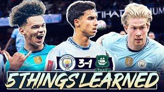 VITOR REIS IS ABSOLUTELY CLASS! 5 THINGS WE LEARNED | MAN CITY 3-1 PLYMOUTH ARGYLE