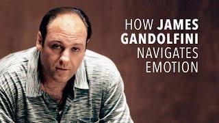 How James Gandolfini Navigates Emotion