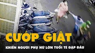 Bắt 2 thanh niên giật túi xách ở Phú Nhuận khiến người phụ nữ lớn tuổi té đập đầu